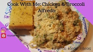 Cook With Me Chicken amp Broccoli Alfredo cookwithme chicken easycooking [upl. by Okim]