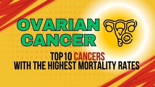 OVARIAN CANCER  The top 10 cancers with the highest mortality rates globally [upl. by Mullins]