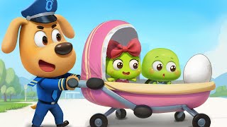 The Eggs Adventure  Educational Cartoons for Kids  Police Rescue  Sheriff Labrador [upl. by Samal]