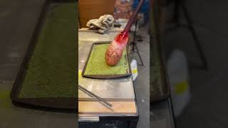 Here is a little color process video for making this new series of olives from molten glass [upl. by Nader]