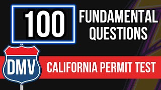 California DMV Permit Practice Test 2024 Real Written Exam 100 Fundamental Questions [upl. by Macswan]