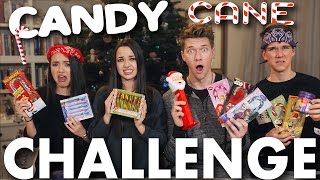 CANDY CANE CHALLENGE  BEAN BOOZLED CHALLENGE Merrell Twins vs Key Bros  Collins Key [upl. by Ahcsim874]