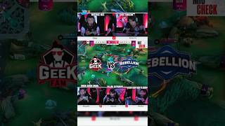 MIC CHECK GEEK FAM VS REBELLION MPLID S14 miccheck mpl mlbb [upl. by Varuag]