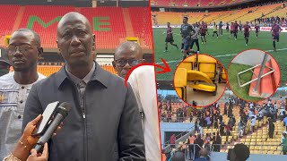 Scandale au Stade Abdoulaye Wade Dame Mbodji déverse sa colère noire [upl. by Druci167]