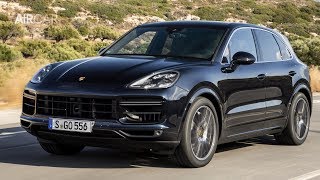 2018 Porsche Cayenne Turbo Moonlight Blue Metallic ► Drive  Exterior  Interior [upl. by Con]