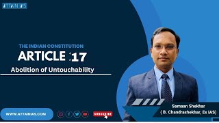 Article 17abolition of untouchabilityattainias upsc mpsc [upl. by Keese]