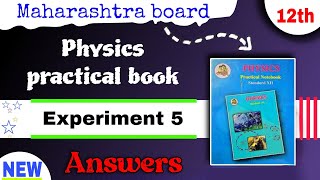 12th physics practical experiment 5  sonometer law of tension physics class 12 experiment 5 answers [upl. by Epoh]