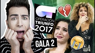 OT 2017 GALA 2 Primera expulsión REACCIÓN  MALBERT [upl. by Bathulda]