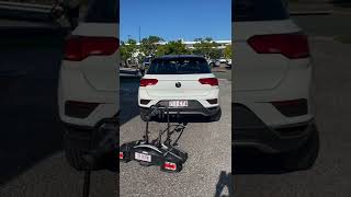 Tow bar Bike Rack Thule VeloCompact 2 installation [upl. by Eyaf]