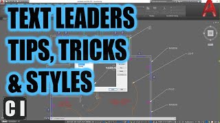 AutoCAD Text ArrowsLeaders Tips Tricks amp Styles Multi Leader Tutorial  2 Minute Tuesday [upl. by Reiniar659]