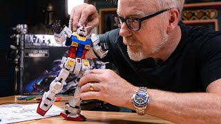 Adam Savages First Gundam Build—RX782 Perfect Grade Unleashed [upl. by Aloz]