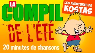 Les Aventures de Kostas  Compilation spéciale été 2024  Chansons rigolotes [upl. by Pitchford183]