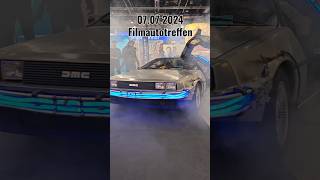 1 Filmauotreffen am 77 in Derendingen moviecars car auto filmauto delorean ghostbusters [upl. by Lodi]