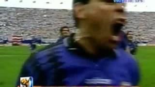 Incredible Argentina action and goal by Diego Maradona vs Greece World Cup 1994 [upl. by Airotkciv]