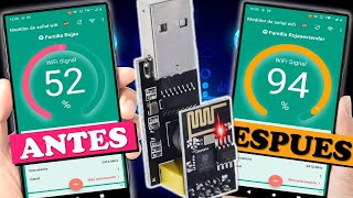 Repetidor Inalámbrico wifi con ESP8266 ESP01 y Arduino Extienda el Rango de su Red wifi ¡FACIL [upl. by Talie380]