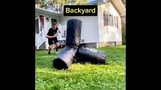 Backyard tackle sled [upl. by Etteniotna]