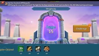 Vergeway Stage 15 lords mobile  Stage 15 lords mobile lordsmobile [upl. by Merle]