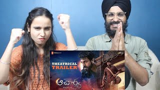 Acharya Trailer  Megastar Chiranjeevi Ram Charan  Koratala Siva  Niranjan Reddy  REACTION [upl. by Jerman]