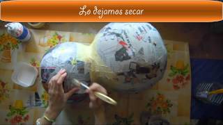 DIY Calabaza de Gaara  Naruto [upl. by Outhe]