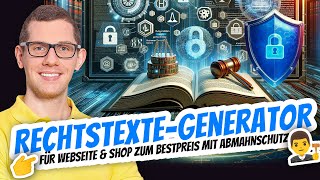 Die besten Rechtstexte für Webseite amp Shop zum Bestpreis ⭐ Abmahnschutz 👨‍⚖️ AGB Datenschutz etc [upl. by Nylarad434]