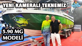 KAMARALI YENİ TEKNEMİZ 590 MG ve EFSANE 7 40 ADN MODELİ İZMİR TEKNE FUARINDAYIZ [upl. by Eseila]