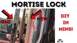 How to Replace a Sliding Glass Door Mortise Lock Complete Guide [upl. by Susan]