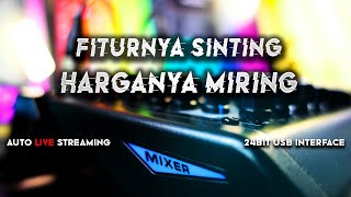 MIXER HARGA SEJUTA DENGAN FITUR SINTING  RECORDING TECH MX6DSP [upl. by Ayeki113]