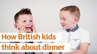 How British kids think about dinner  Sainsburys [upl. by Sekofski]