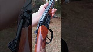 Shooting my Baikal 410 Double barrel breakdown shotgun gunrangesounds asmr meme hunting shorts [upl. by Yeltnarb]