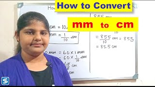 How to convert millimeter to centimeter  Conversion of millimeter into centometer  mm into cm [upl. by Atinuj356]