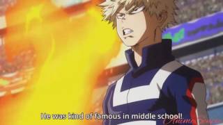 Bakugo vsUraraka  Boku no Hero Academia Season 2 Episode 9 [upl. by Inalan]