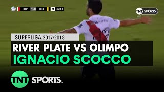 Ignacio Scocco 20 River Plate vs Olimpo  Fecha 14  Superliga Argentina 20172018 [upl. by Mclaughlin631]