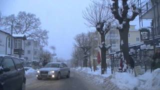 Fahrt durchs winterliche Binz 2010 Teil 2wmv [upl. by Eberto]