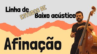 Afinação  Linha de estudos de baixo acústico [upl. by Evita414]