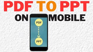 PDF to PPT Converter in Mobile  Convert PDF to PowerPointPdf to PPT converter convert pdf to ppt [upl. by Eisenstark845]