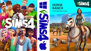 Free Sims 4 Packs  How to get Sims 4 packs for free  SIMS 4 HORSE RANCH 🐴 [upl. by Nihsfa816]