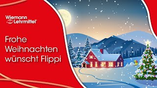 Frohe Weihnachten wünscht Flippi von Wiemann Lehrmittel [upl. by Zimmerman]