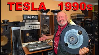 1990s Vintage TESLA MC 600Q Gramofon  Record Player PLATTER DISASSEMBLY  How to  TIPS amp TRICKS [upl. by Karlee]