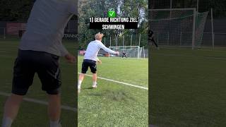 Flachschüsse trainieren lets go ⚽️ fussball training übungen schießen [upl. by Oakman]