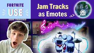 How to Use Jam Tracks as Emotes in Fortnite [upl. by Celka]