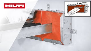 DEMO Montage der Hilti BrandschutzkabelManschette CFSRCC [upl. by Copeland]