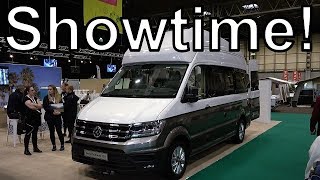 Vlog 33 Visiting the Caravan Camping and Motorhome Show 2019 at the Birmingham NEC [upl. by Merrily443]