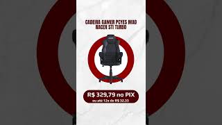 Compre Agora Cadeira Gamer Pcyes Mad Racer Sti Turbo  Suporta Até 120 Kg [upl. by Finkelstein]