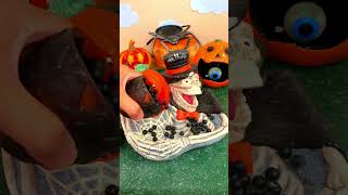 Halloween Black Candy Egg Pour 🎃 HalloweenCandy [upl. by Annodam830]