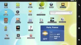 Archos 101 internet tablet démo officielle [upl. by Whyte]