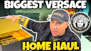 Versace everywhere BIGGEST home haul [upl. by Acherman]