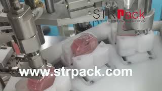 Perfume Bottle Vacuum Filling Crimping and Collaring Machine [upl. by Spalla]