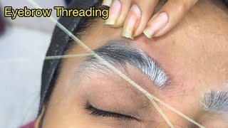 Heavy growth hair Eyebrows Threadingpratibhabeautyparlour9039 [upl. by Daniel]