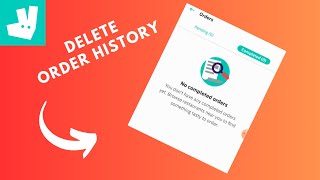 how to delete deliveroo order history [upl. by Atirres472]