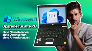 Windows 10 auf Windows 11 24H2 upgraden ohne TPM  ohne Systemanforderungen amp ohne Datenverlust [upl. by Nylrad861]